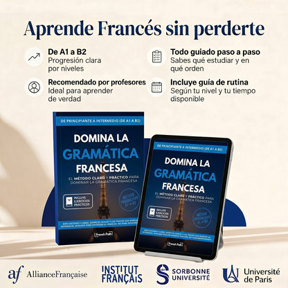 Domina la Gramática Francesa: Guía Completa de A1 a B2