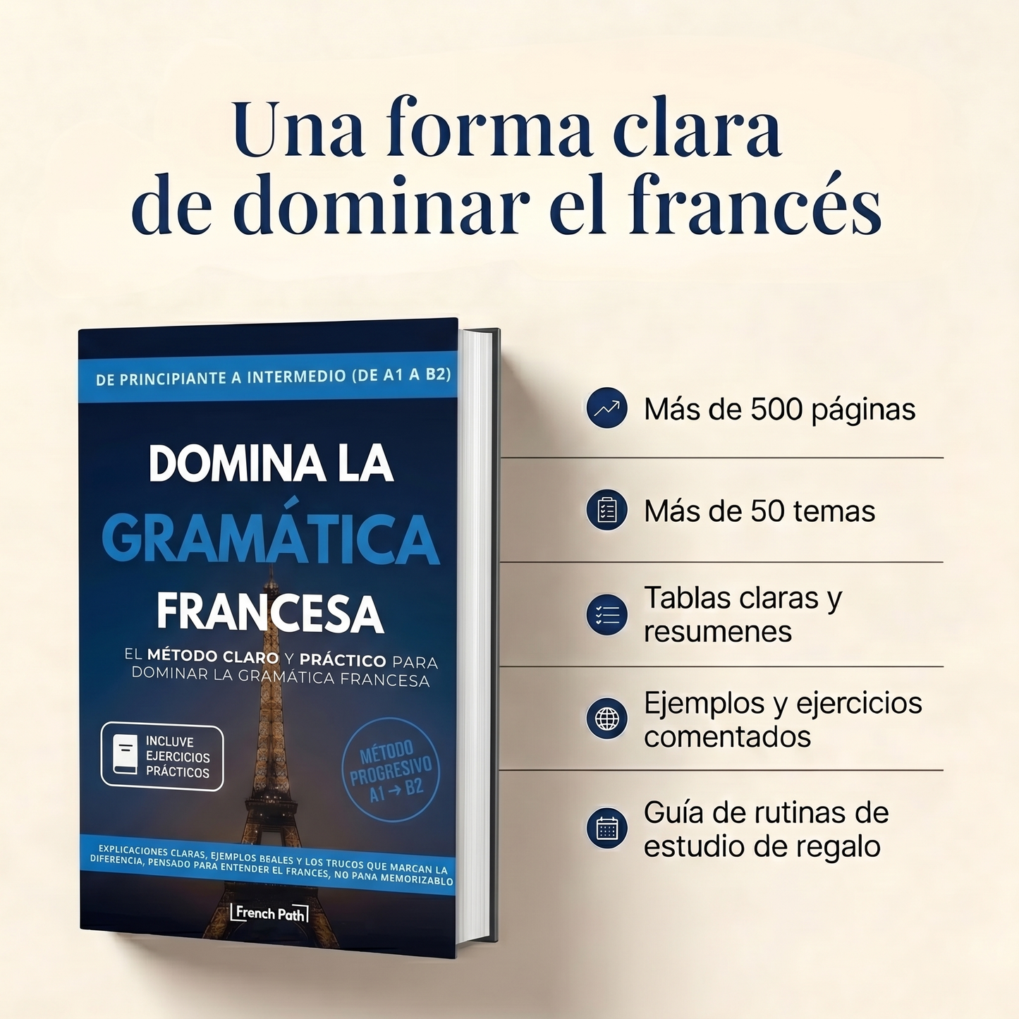 Domina la Gramática Francesa: Guía Completa de A1 a B2